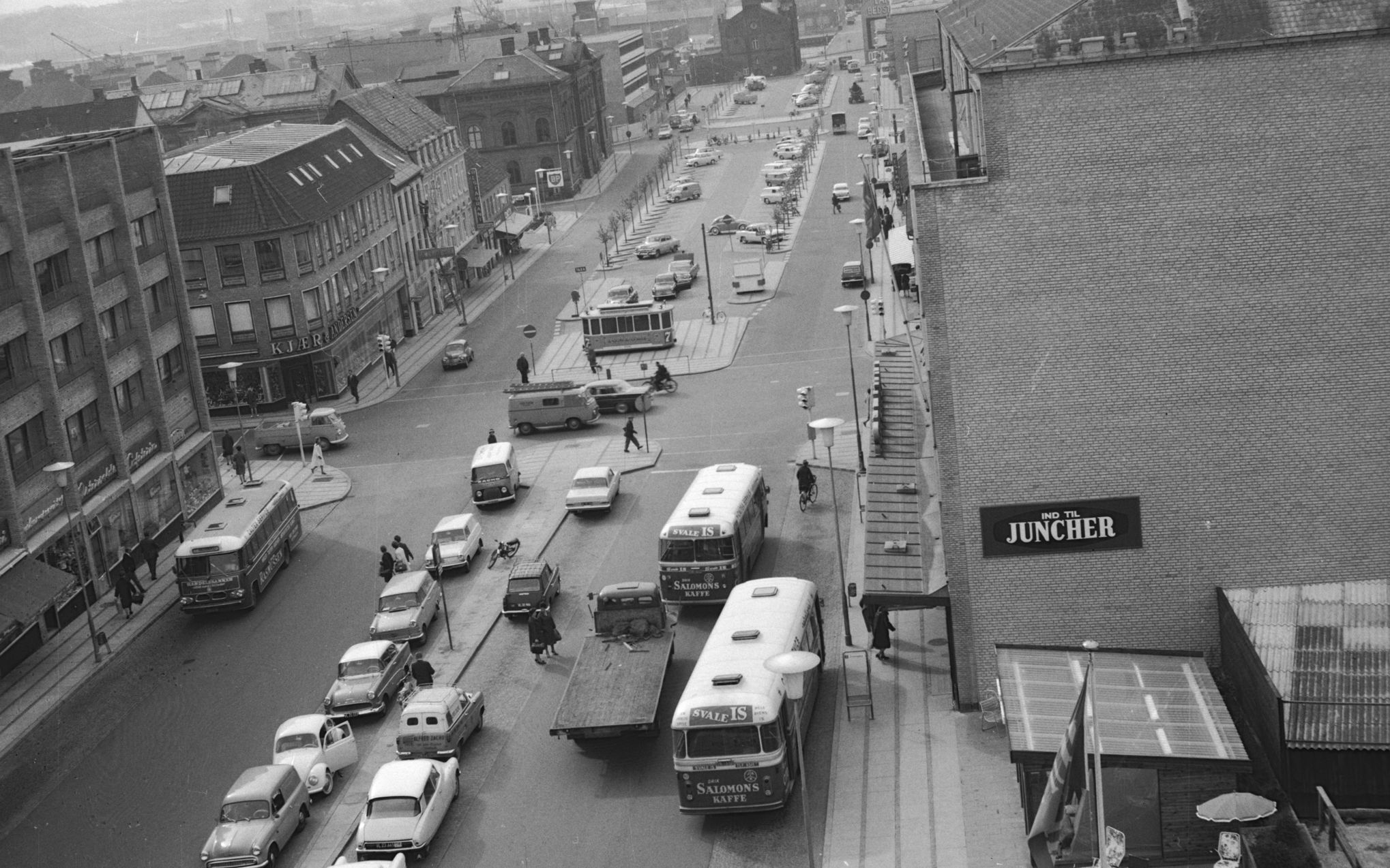 Østervold/Slotspladsen i gamle dage