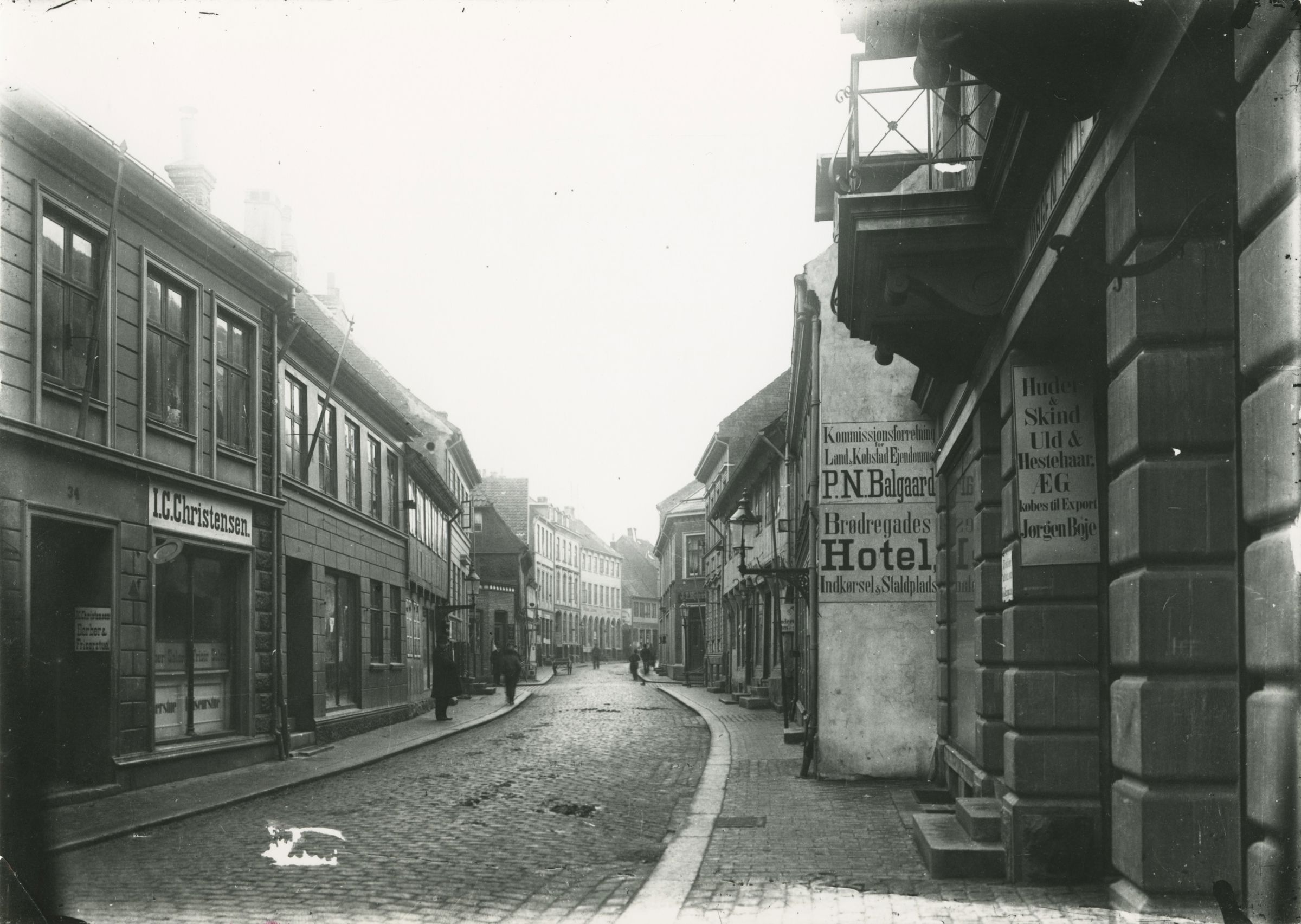Brødregade/Tårngade i gamle dage