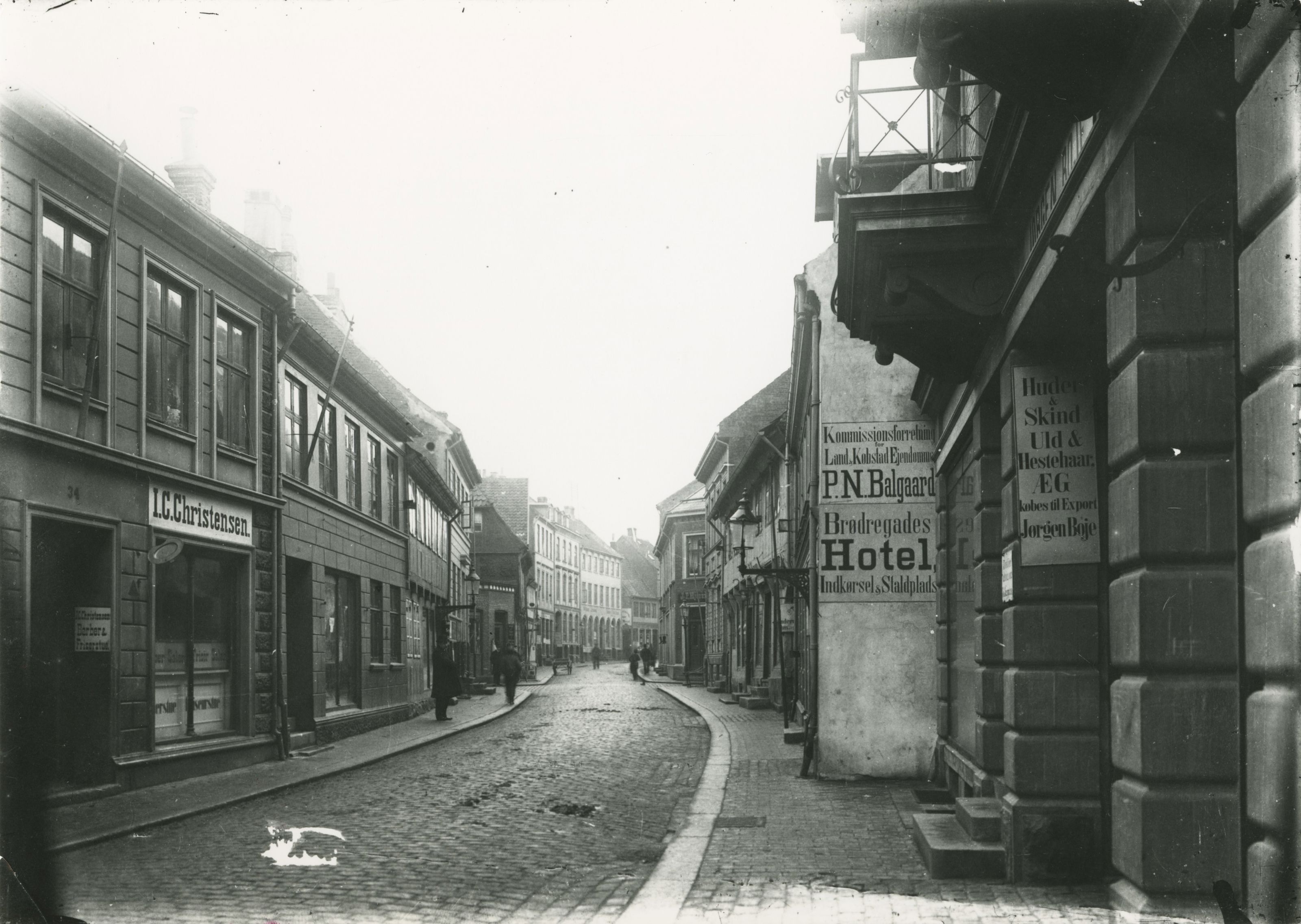 Brødregade/Tårngade i gamle dage