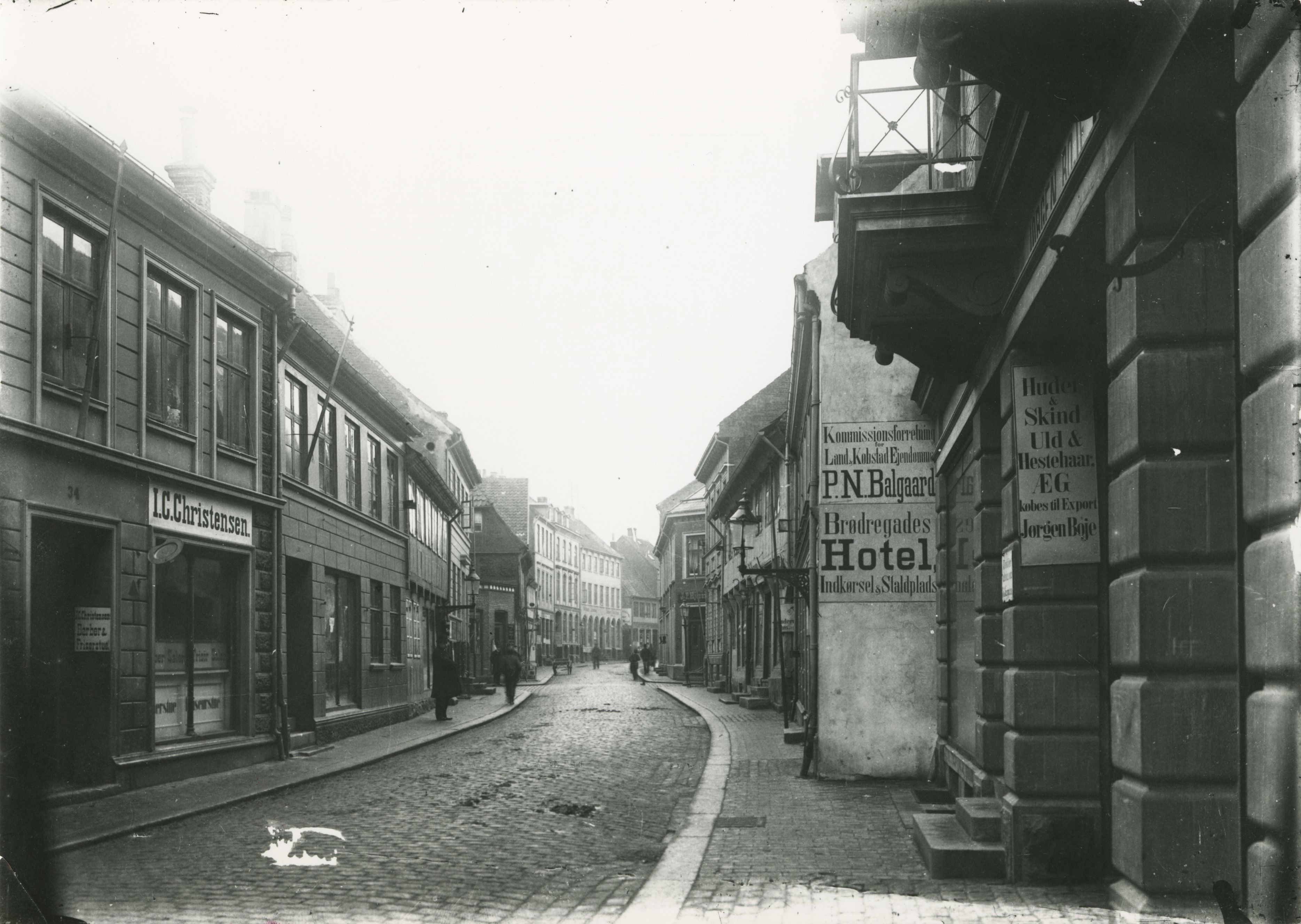Brødregade/Tårngade i gamle dage