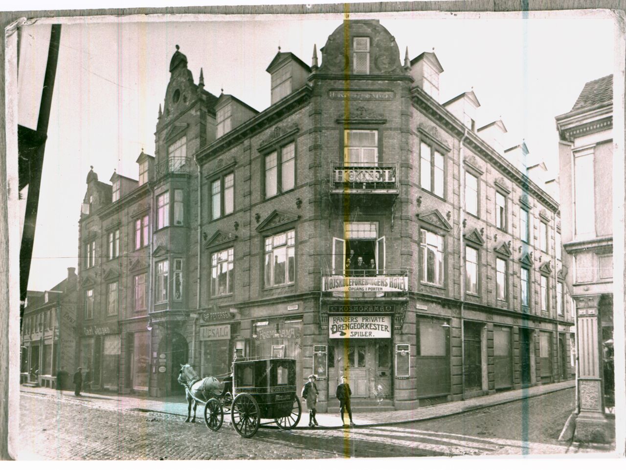 Middelgade/Apotekerstræde i gamle dage