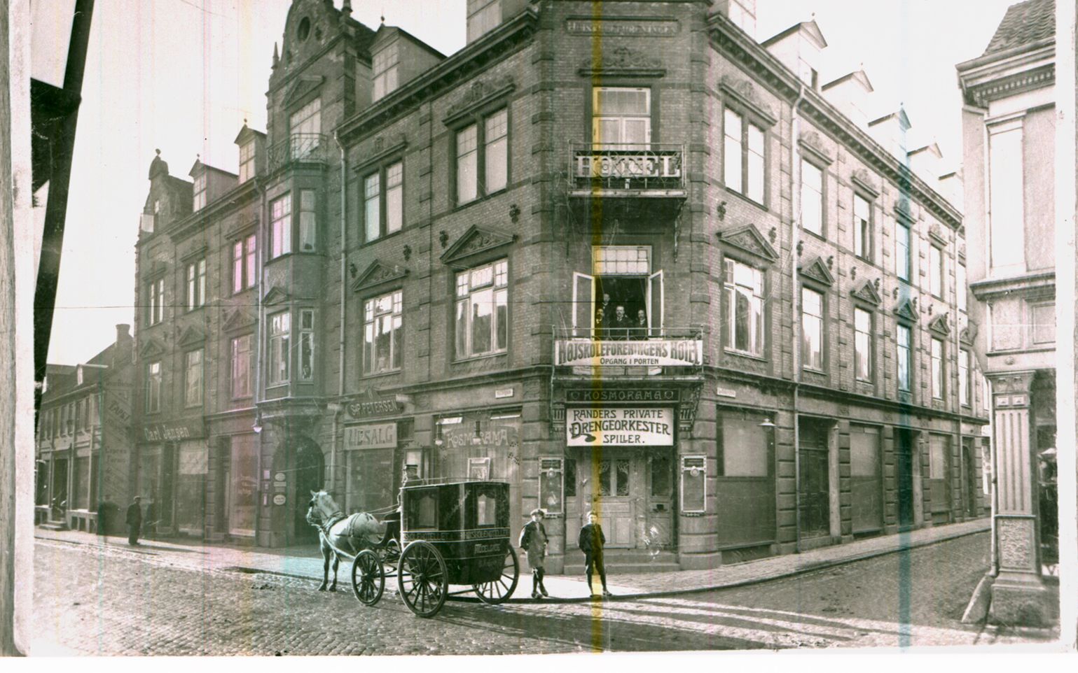 Middelgade/Apotekerstræde i gamle dage