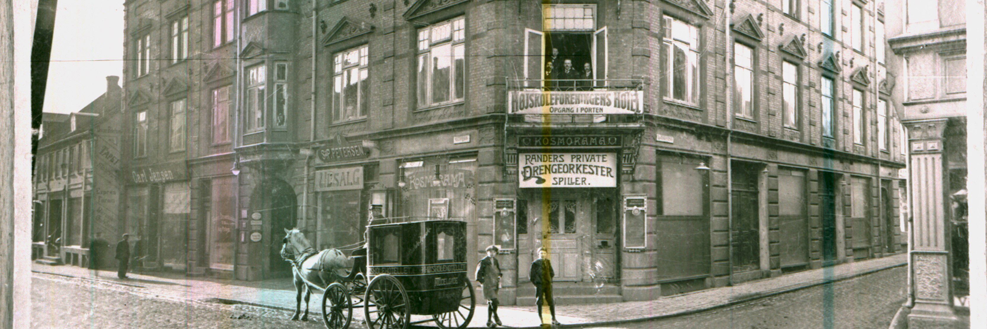 Middelgade/Apotekerstræde i gamle dage