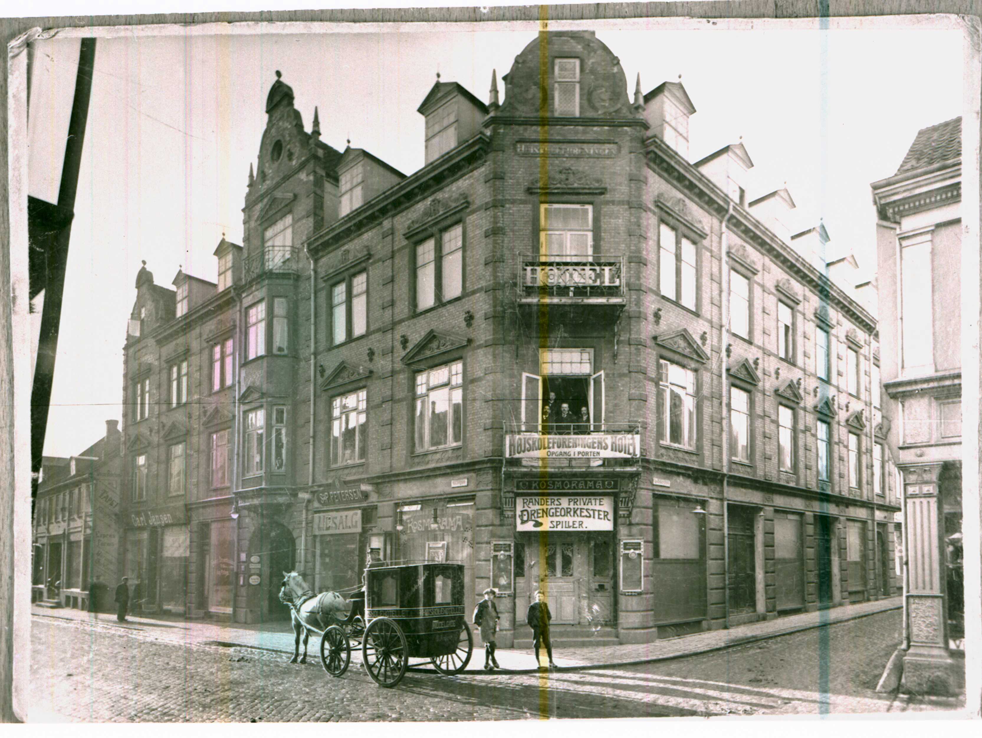 Middelgade/Apotekerstræde i gamle dage
