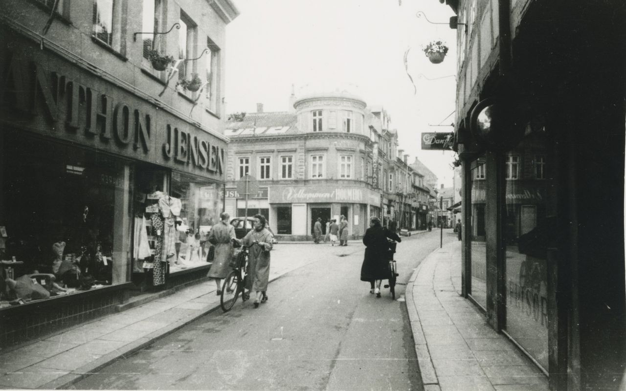 Houmeden/St. Voldgade i gamle dage